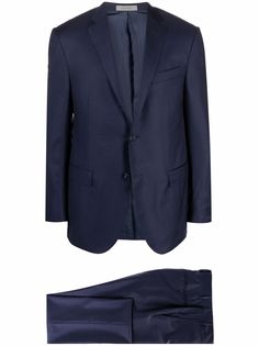 Corneliani шерстяной костюм с однобортным пиджаком