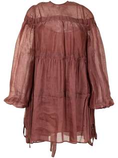 Rachel Gilbert платье со сборками