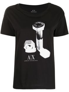 Armani Exchange футболка с логотипом