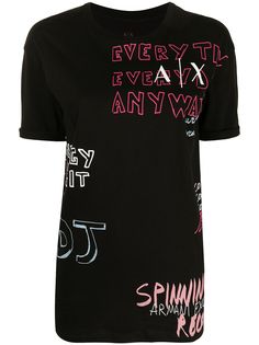 Armani Exchange футболка с логотипом