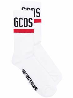 Gcds носки в рубчик с вышитым логотипом