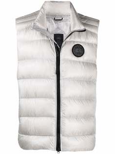 Canada Goose дутый жилет с нашивкой-логотипом