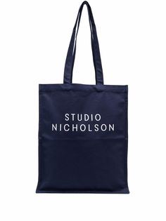 Studio Nicholson сумка-шопер с логотипом