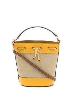 Tory Burch жаккардовая мини-сумка с монограммой