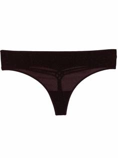 Marlies Dekkers трусы-стринги с эффектом металлик