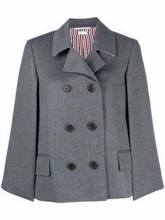 Thom Browne двубортный шерстяной пиджак