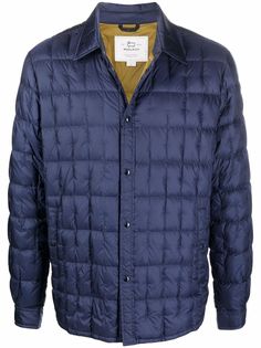 Woolrich стеганое пальто на пуговицах