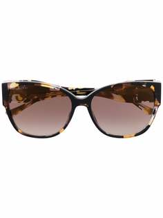 Jimmy Choo Eyewear солнцезащитные очки в оправе кошачий глаз