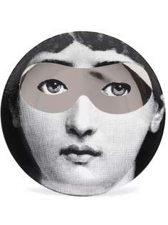 Fornasetti декоративная тарелка с графичным принтом
