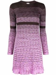M Missoni трикотажное платье мини с расклешенным подолом