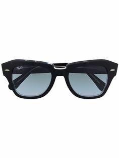 Ray-Ban солнцезащитные очки в квадратной оправе