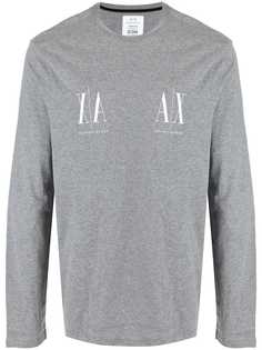 Armani Exchange топ с длинными рукавами с логотипом