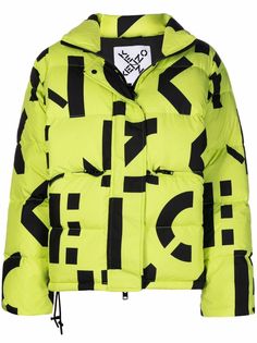 Kenzo пуховик с логотипом