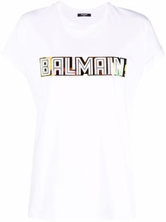 Balmain футболка с логотипом