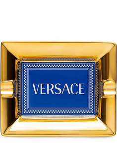 Versace фарфоровый поднос с логотипом
