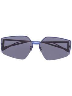 Bottega Veneta Eyewear солнцезащитные очки в квадратной оправе