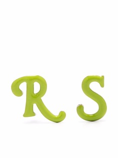 Raf Simons серьги-гвоздики RS