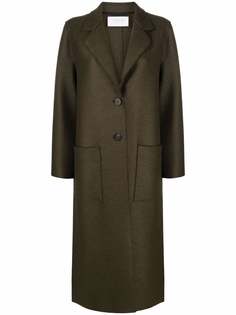 Harris Wharf London однобортное пальто строгого кроя