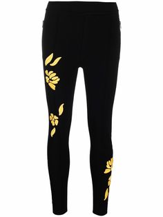 Ermanno Scervino узкие брюки с вышивкой