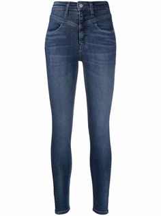 Calvin Klein Jeans укороченные джинсы скинни с завышенной талией