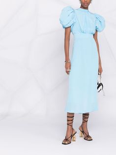 ROTATE платье Dawn с объемными рукавами