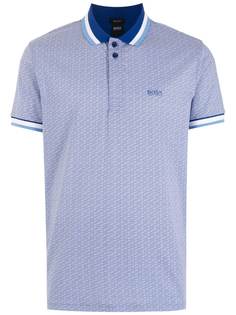 BOSS рубашка поло Paddy с принтом