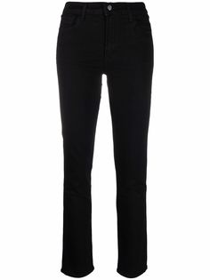 J Brand прямые джинсы средней посадки