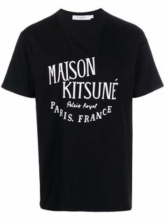 Maison Kitsuné футболка с логотипом