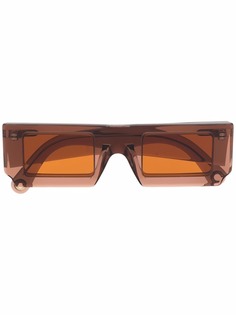 Jacquemus солнцезащитные очки Soleil в прямоугольной оправе