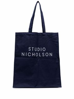 Studio Nicholson сумка-тоут с логотипом