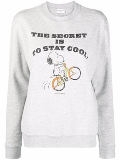 Saint Laurent толстовка Snoopy