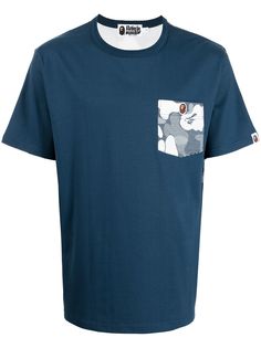 A BATHING APE® футболка с камуфляжным принтом