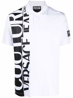 Versace Jeans Couture рубашка поло с логотипом