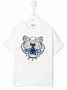 Kenzo Kids футболка с принтом
