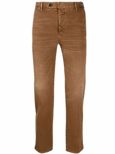 Pt01 брюки с эффектом потертости