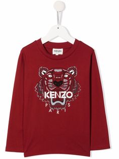 Kenzo Kids футболка с принтом