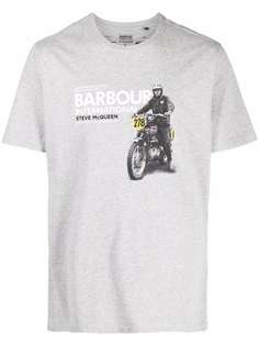 Barbour футболка с фотопринтом