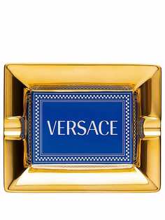 Versace фарфоровая пепельница с логотипом