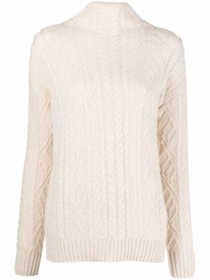 Ermanno Scervino кашемировый джемпер фактурной вязки