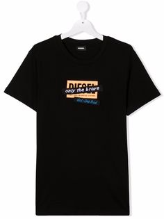Diesel Kids футболка Tudarget с логотипом