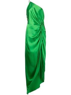 Michelle Mason шелковое платье с драпировкой