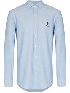 Polo Ralph Lauren рубашка с вышитым логотипом