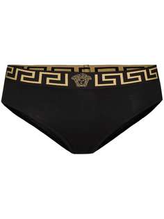 Versace трусы-брифы с узором Greca