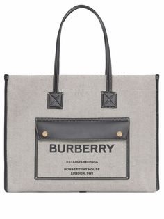 Burberry сумка-тоут Freya среднего размера