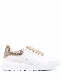 Alexander McQueen кроссовки Court с блестками