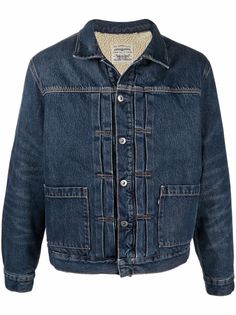 Levis: Made & Crafted джинсовая куртка со складками спереди