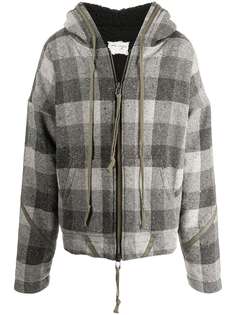 Greg Lauren шерстяная куртка в клетку