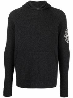 Stone Island худи с вышитым логотипом