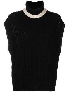 Semicouture топ с высоким воротником