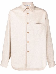 Acne Studios рубашка с заостренным воротником